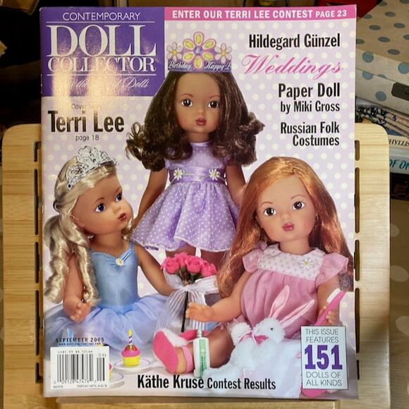 Vintage Y2K Lot of 4 Contemporary Doll Collector Magazines Mar/May/Jul/Sep 2005 - Picture 5 of 5